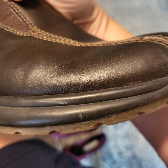 Womens Bass-Andes Brown Leather Slide On / Clog Shoes Size 8.5 Pre-owned - Picture 3 of 9